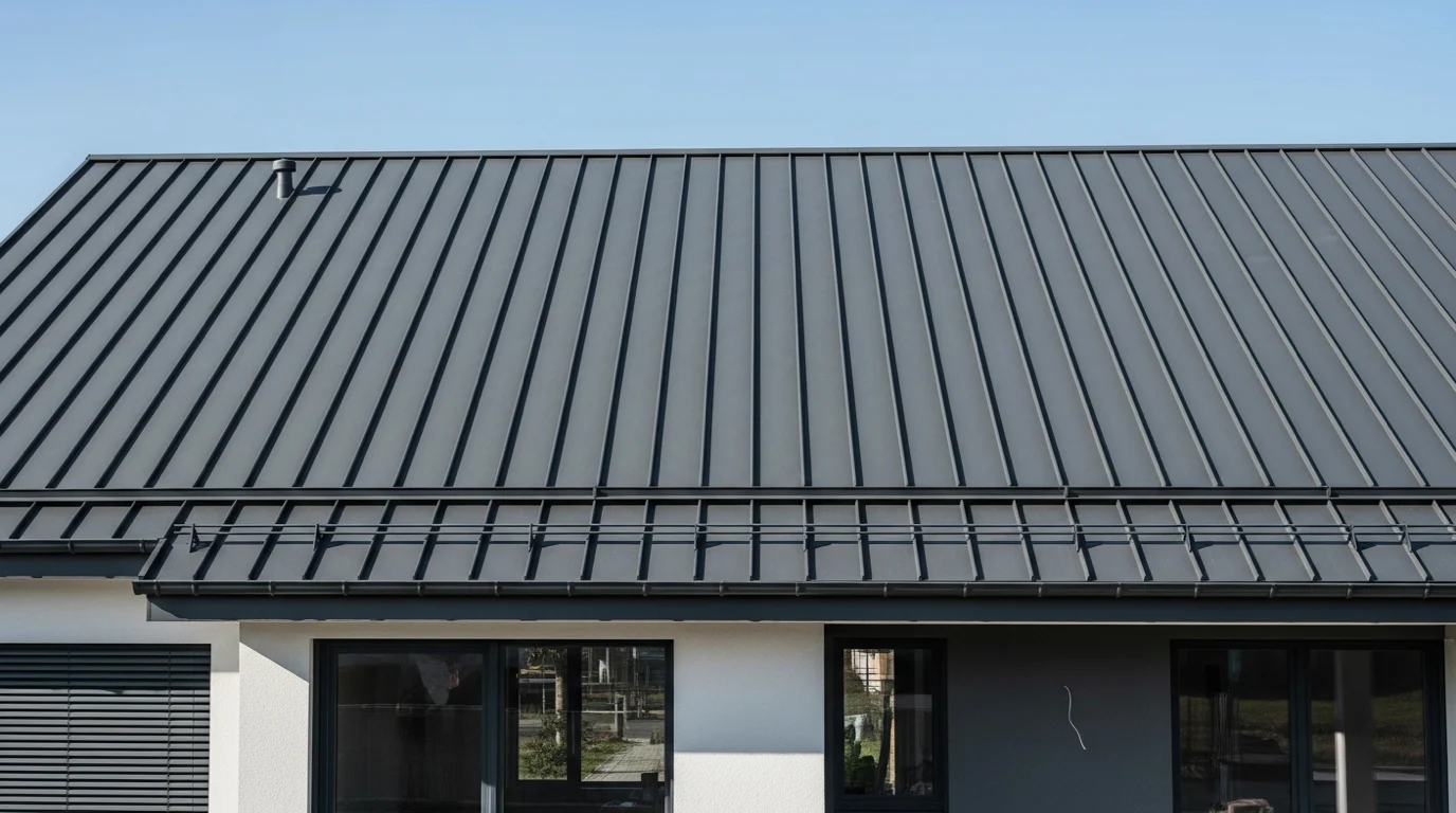 Hochwertiges Metalldach mit Titanzink-Eindeckung