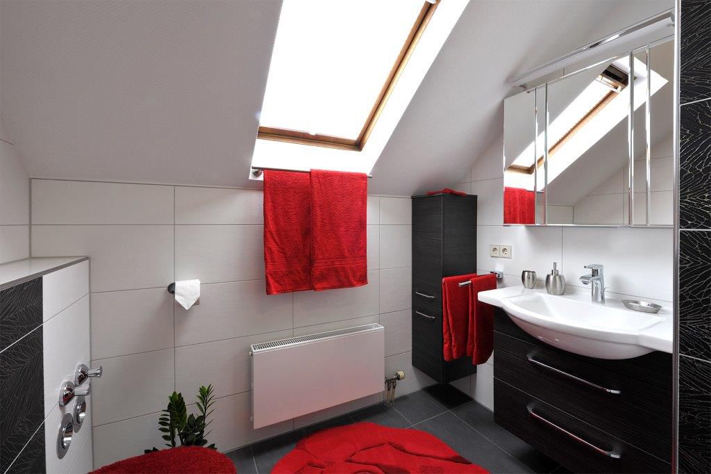 Dachgeschoß Badezimmer Referenz VWT Wärmetechnik Mainz